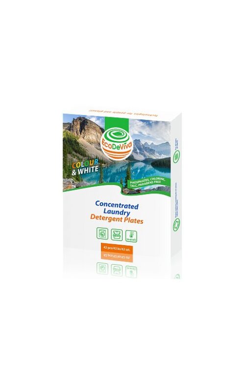 Plátky koncentrovaného prípravku (detergentu) na pranie